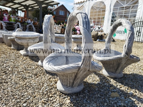 Donica Doniczka KOSZ KOSZYK wstążka 57 cm.