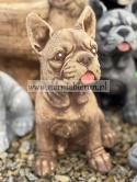 Figurka betonowa PIES BULDOG FRANCUSKI 27 cm.