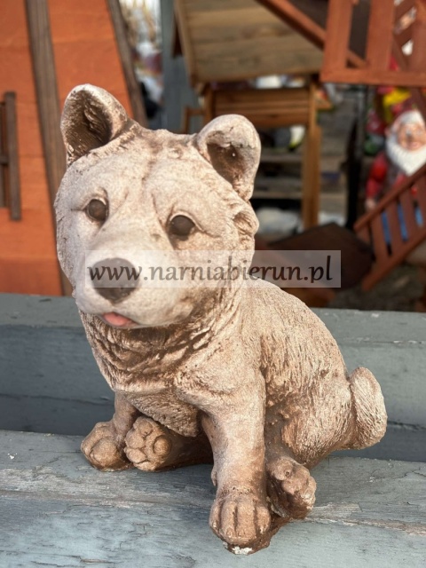 Figurka betonowa PIES PIESEK szczeniak Owczarek 18 cm.