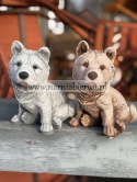 Figurka betonowa PIES PIESEK szczeniak Owczarek 18 cm.