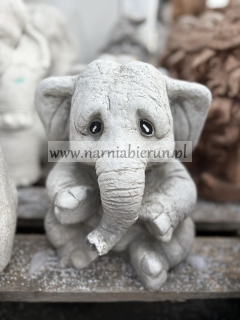Figurka betonowa SŁOŃ SŁONIK 25 cm.