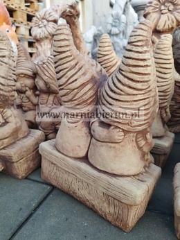 Figurka betonowa SKRZATY NA ŁAWCE KRASNAL TROLL SKRZAT 36 cm