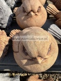 Figurka betonowa gruby PTAK gruby wróbel 15 cm.