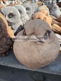 Figurka betonowa gruby PTAK gruby wróbel 15 cm.