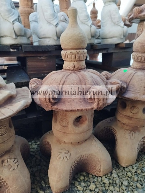 Figurka ogrodowa betonowa Pagoda Lampion chiński japoński 39 cm