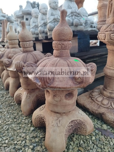 Figurka ogrodowa betonowa Pagoda Lampion chiński japoński 39 cm
