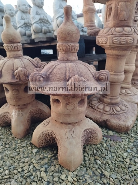 Figurka ogrodowa betonowa Pagoda Lampion chiński japoński 39 cm