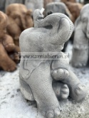 Figurka ogrodowa betonowa SŁOŃ FONTANNA 35 cm