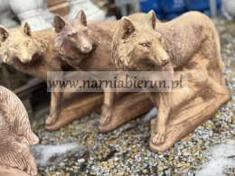 Figurka ogrodowa betonowa WILK STOJĄCY 60cm .