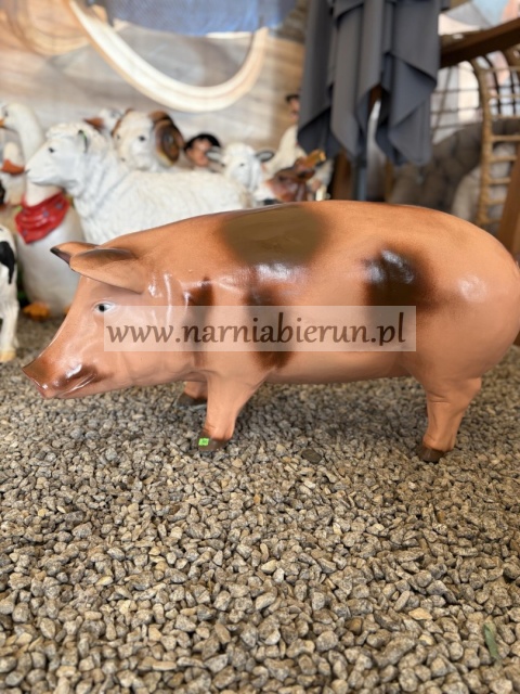 Figurka ogrodowa z żywicy ŚWINIA PROSIĘ ŚWINKA 90 cm.