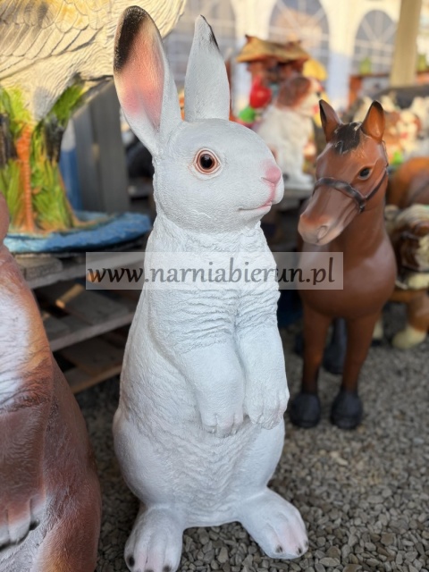 Figurka ogrodowa z żywicy Zając ZAJĄCZEK KRÓLIK 80 cm