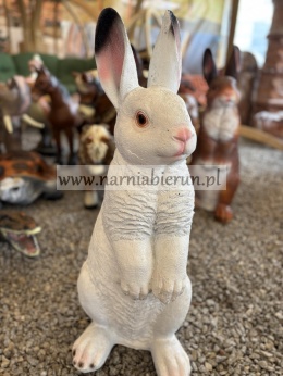 Figurka ogrodowa z żywicy Zając ZAJĄCZEK KRÓLIK 80 cm.