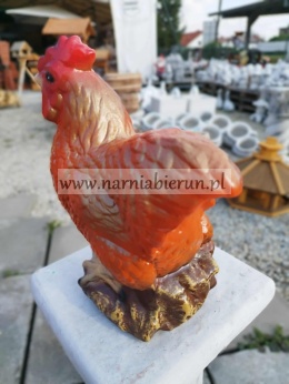 Figurka z ceramiki KURA kurka pomarańczowa 26 cm