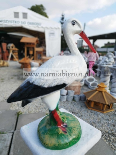 Figurka z ceramiki BOCIAN 35 cm