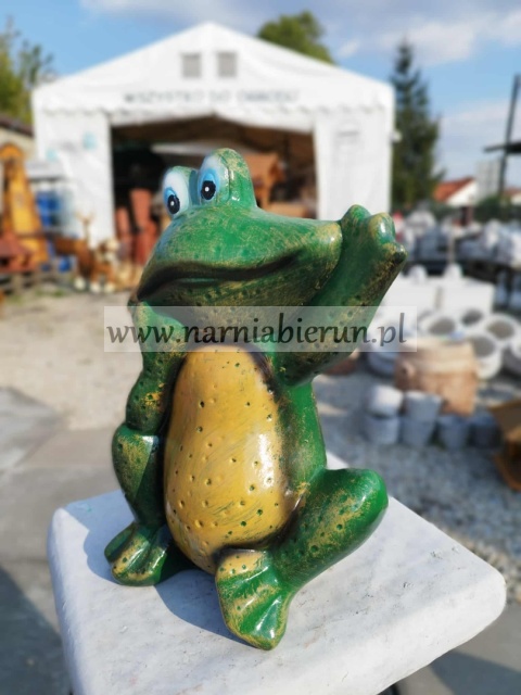 Figurka z ceramiki ŻABA KERMIT żabka 23 cm