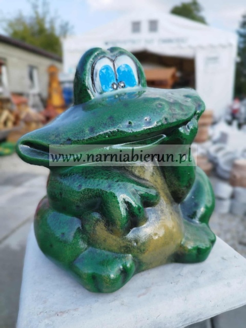 Figurka z ceramiki ŻABA żabka 21 cm
