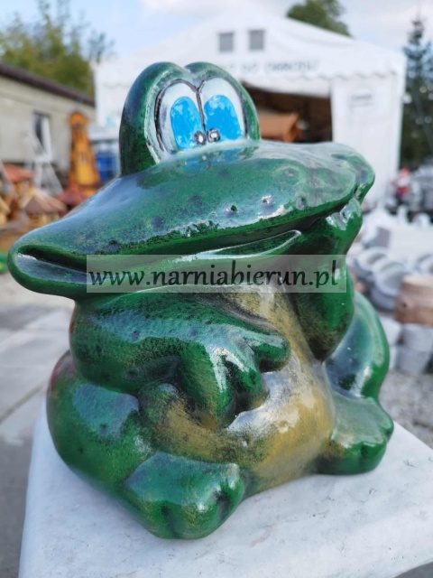 Figurka z ceramiki ŻABA żabka 21 cm