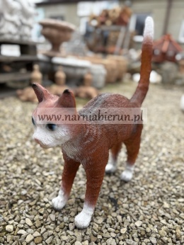 Figurka z żywcy KOT KOTEK brązowy 33 cm