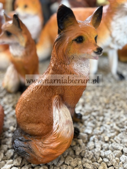 Figurka z żywicy Lisek lis 30 cm