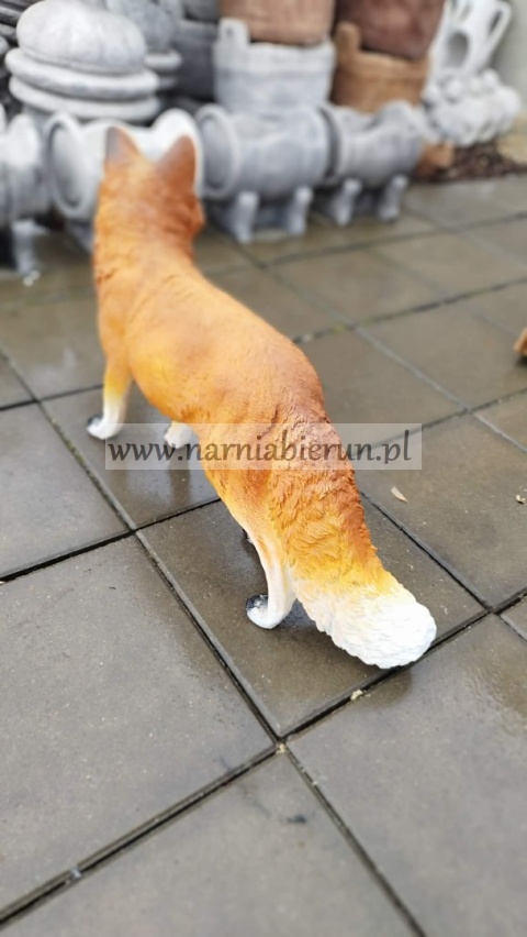 Figurka z żywcy Lisek lis 75 cm.