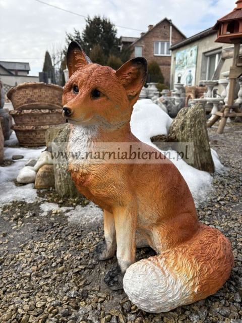Figurka z żywcy Lisek lis 57 cm.