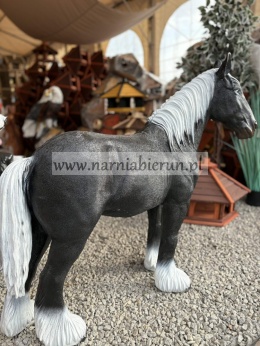 Figurka z żywicy KOŃ DUŻY CZARNY 103 cm