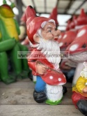 Figurka z żywicy Krasnal krasnoludek MALARZ 40 cm.
