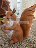 Figurka z żywicy Wiewiórka Wiewiórka z żołędziami 48 cm