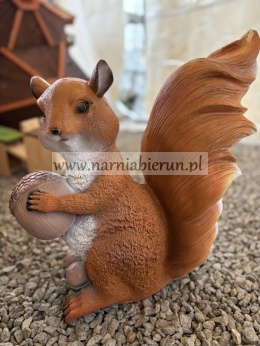 Figurka z żywicy Wiewiórka Wiewiórka z żołędziami 48 cm
