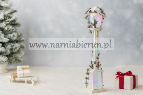 Świąteczna lampa latarnia LED 120cm 4 szt - dekoracja świąteczna