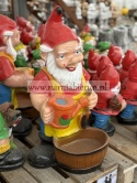 Figura z Żywicy KRASNAL Krasnoludek z konewką OGRODNIK 72 cm.