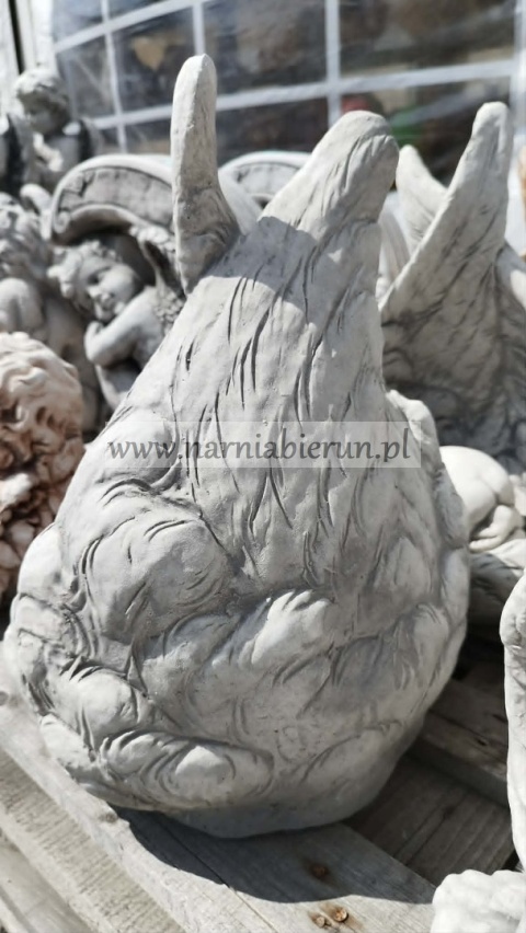 Figurka betonowa ANIOŁ w skrzydłach śpiący dzidziuś aniołek 40 cm.