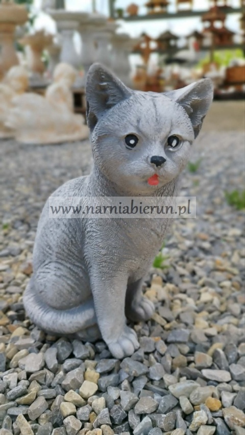 Figurka betonowa Figura Kot Filemon 29 cm.