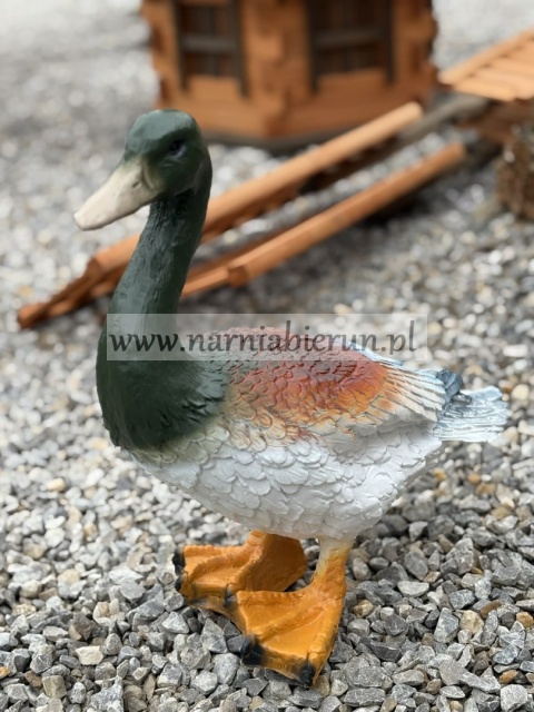 Figurka z żywicy Kaczka dzika 35 cm.