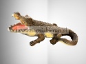 Figurka ogrodowa z żywicy Krokodyl 33 cm