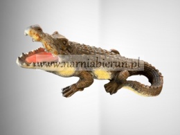 Figurka ogrodowa z żywicy Krokodyl 33 cm