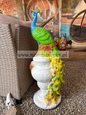 Figurka ogrodowa z żywicy Paw Pawik 83 cm.