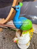Figurka ogrodowa z żywicy Paw Pawik 83 cm.