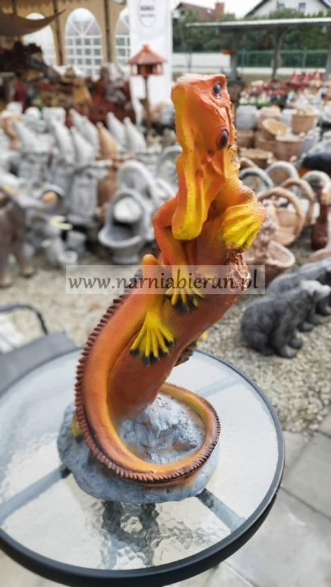 Figurka z żywicy GEKON JASZCZURKA 60cm.