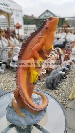 Figurka z żywicy GEKON KAMELEON JASZCZURKA 60cm.