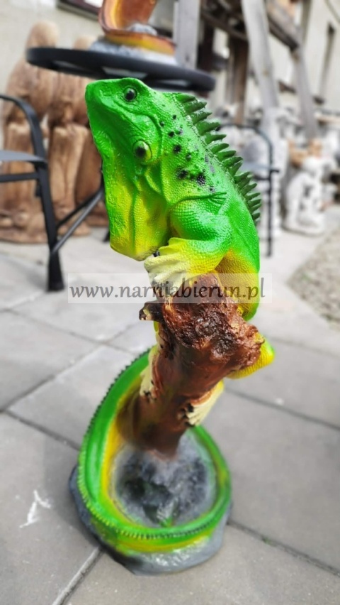 Figurka z żywicy GEKON JASZCZURKA 60cm.