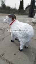 Figurka z żywicy Baran duża baranek 40 cm.