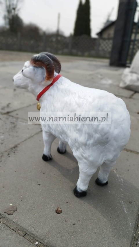 Figurka z żywicy Baran duża baranek 40 cm.