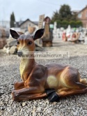 Figurka z żywicy Duża Leżąca SARNA 63 cm.