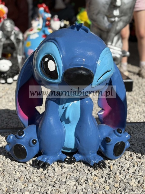 Figurka z żywicy Stich sticz kosmita niebieski 60 cm