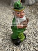 Figurka z żywicy Krasnal Krasnoludek Skrzat Leśnik Myśliwy mały 38 cm.