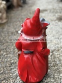 Figurka z żywicy Krasnal krasnoludek z toporem halabardnik 42 cm.