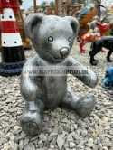 Figurka z żywicy MIŚ HARIBO CZARNY SREBRNY 30 cm