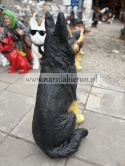 Figurka z żywicy Pies Owczarek Wilczur 92 cm.
