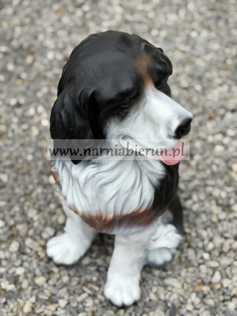 Figurka z żywicy Pies górski bernejczyk bernejski 52 cm.